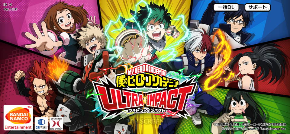 【僕のヒーローアカデミア ULTRA IMPACT】ゲームアプリレビュー